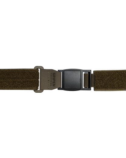 Elastiskt innerbälte i Ranger Green med Fidlock-spänne.