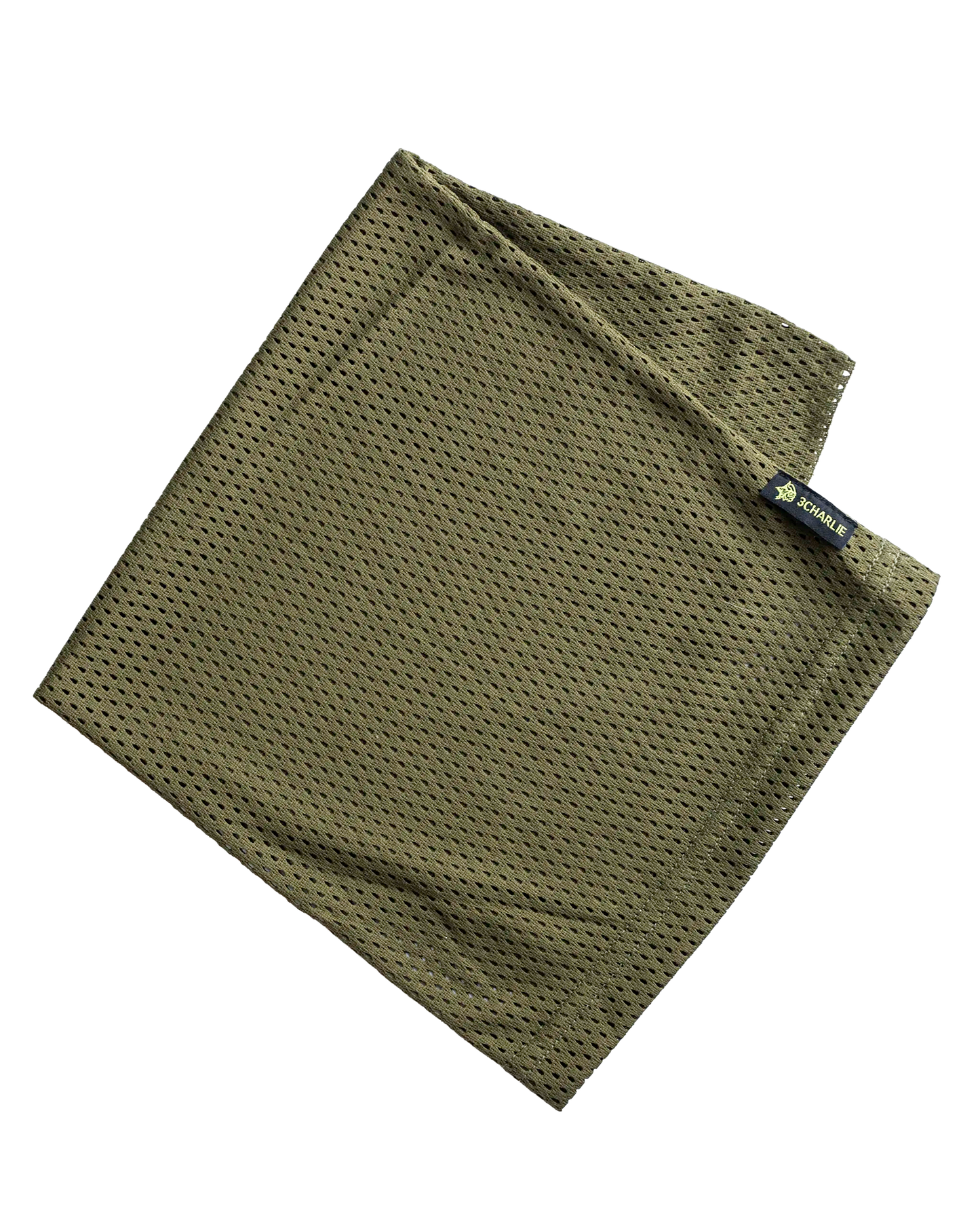 Ventilerande meshbuff i färgen Olive för fältbruk och maskering.