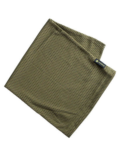 Ventilerande meshbuff i färgen Olive för fältbruk och maskering.